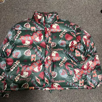 레어! 90s NAFNAF 올 패턴 다운 자켓