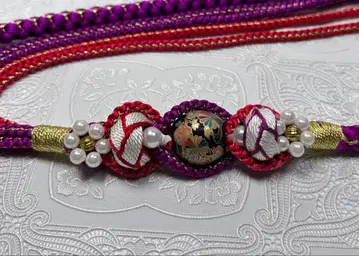 a-927 순수 실크 허리띠 후리소데 성인식 오다마키 전사지