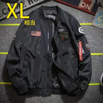 블랙 블루종 XL 와펜 아우터 점퍼