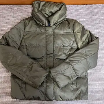 여성용 다운 자켓 카키