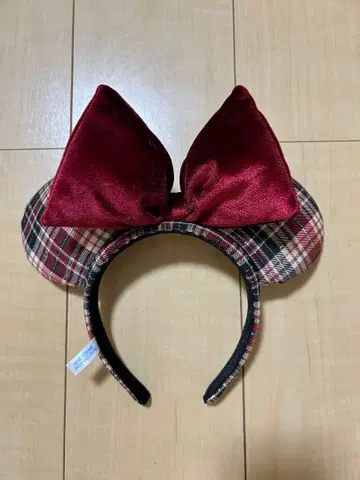 [ 2025 신상 ] 디즈니 머리띠 미니 체크