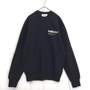 AMBUSH : 크루넥 맨투맨 셔츠 S 블랙