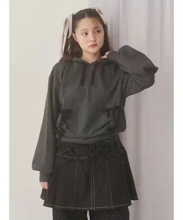 Merry Jenny ribbon ribbon hoodie