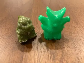 고질라 울트라맨 지우개 피규어 가벼운 물에 뜨는 손가락 인형