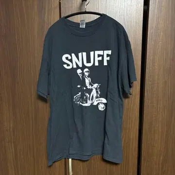 SNUFF T셔츠 밴딩T 블랙