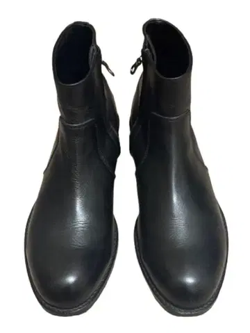 파드로네 사이드 지퍼 부츠 가죽 신발 블랙 사이즈 41