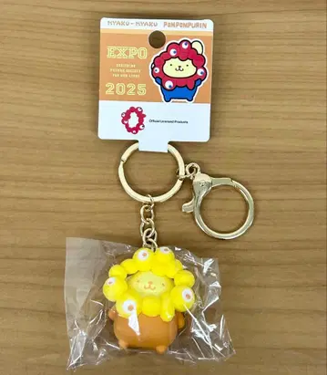 [ 새상품 ] 산리오 미야쿠미야쿠 최애 컬러 키링 폼폼푸딩
