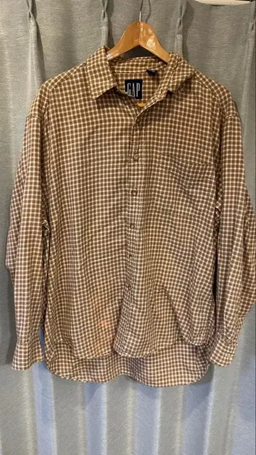 올드 GAP 체크 셔츠