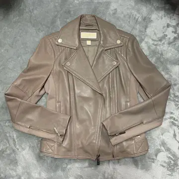 마이클코어스 그레이지 가죽 더블 라이더 자켓