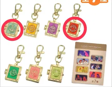 시크릿 키링 스퀘어 로켓 참 [ 아리엘 백설공주 ]