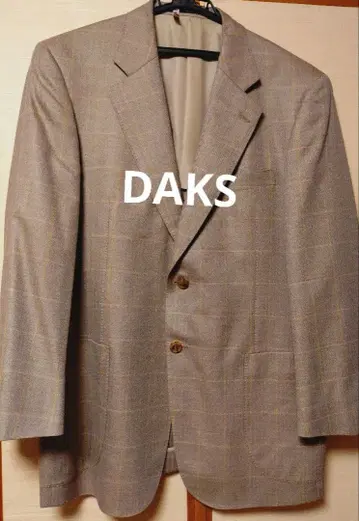 컨디션 최상 일본제 DAlKS 자켓 울 실크 마 혼방 성명 기재 있음