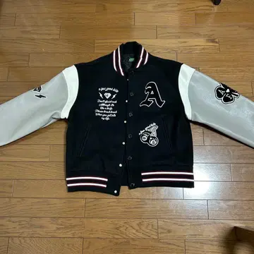 afew Goodkids 바시티 자켓 블랙/그레이