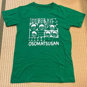 오소마츠 6쌍둥이 오뎅 T셔츠 그린 쵸로마츠