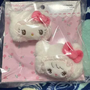 산리오 mikko 콜라보 헬로키티 무스 헤어 클립 세트 새상품