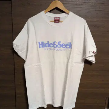 Hide&Seek 화이트 T셔츠 X-LARGE