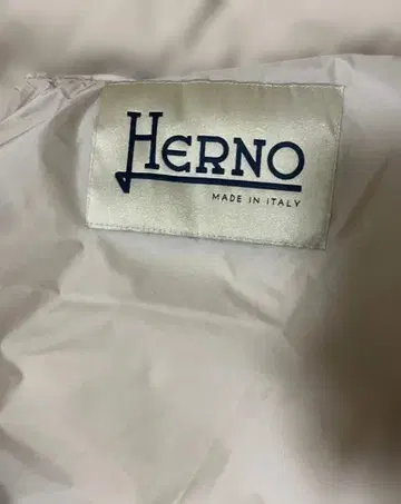 HERNO 헬노 투톤 다운 자켓 새상품 정가 20만 엔