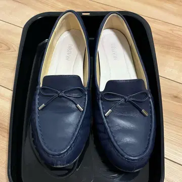 AKAISHI 132 플랫 모카 가죽