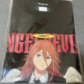 새상품 체인소 맨 극장판 레제편 천사의 악마 T셔츠 L사이즈 시부야