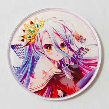 노 게임 노 라이프 MF 문고 J 20주년 그라테 아크릴 코스터 화이트