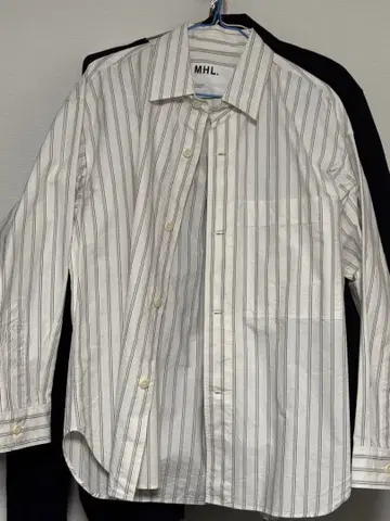 MHL. 코튼 스트라이프 셔츠 S