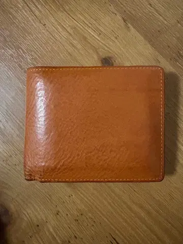 GANZO 미네르바 내추럴 가죽 이단 접이식 지갑