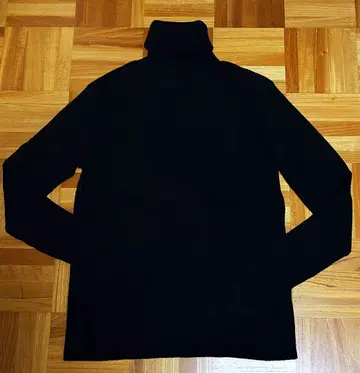 슬로브 이에나 울 리브 터틀 블랙 SLOBEIENA 리브 니트