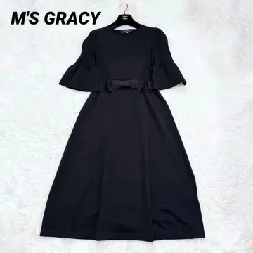[ 새상품급 ] 엠즈 그레이시 원피스 리본 2023년 40 빅 사이즈