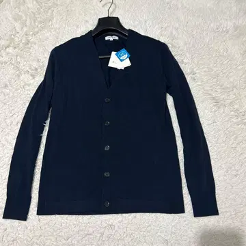 택 포함 미사용 새상품 P 플라스테 워셔블 울 가디건