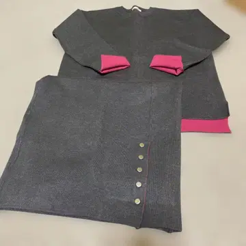 Te chichi 그레이/핑크 스커트 셋업