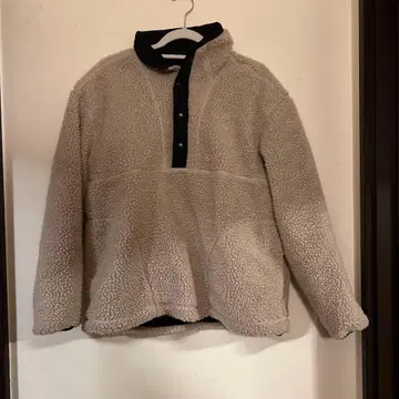 하프 스냅 보아 플리스 워크맨