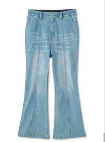 시마무라 hina 플레어 데님 팬츠