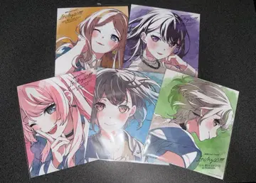 뱅드림 MyGO!!!!! 후편 입장 특전 색지풍 카드 5종 컴프 세트