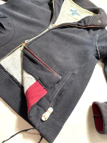 팔라스 팰리스 Vm 네이비 W 집업 후드티