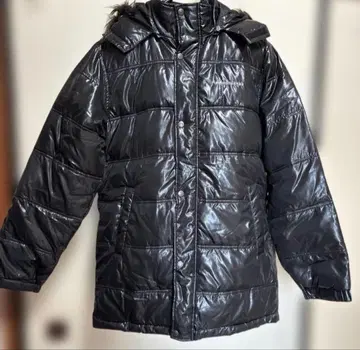 CONVERSE 블랙 다운 자켓 코트