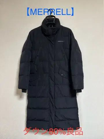 [ MERRELL ] 머렐 다운 벤치 코트 다운 80% 블랙 M 고품질