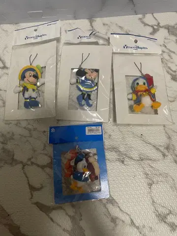 도쿄 디즈니 씨 캐릭터 스트랩 세트