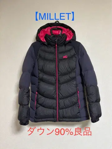 [ MILLET ] 밀레 다운 자켓 블랙 네이비 다운 100 L 고품질