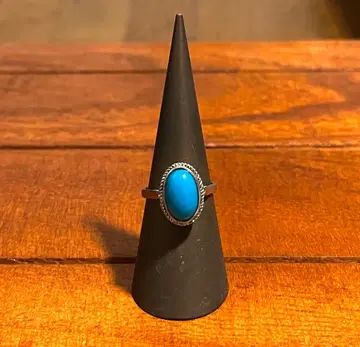 각인 터콰이즈 실버 반지