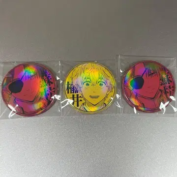 WIND BREAKER 홀로그램 캔뱃지 스오 토비 아키히코 니레이