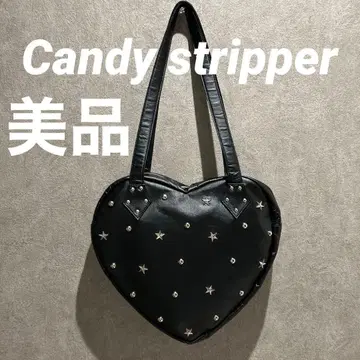 Candy stripper 하트 백 y2k 지뢰계 studs