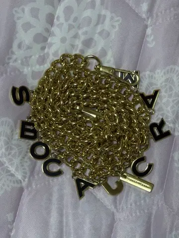 [ MARC JACOBS ] 숄더 골드 블랙 체인 레어 인기