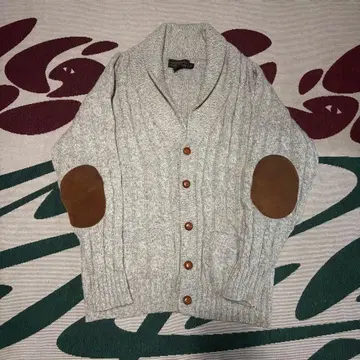 Eddie Bauer 80s 90s 블랙택 케이블 니트 가디건