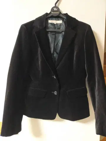 멜로즈 벨벳 자켓 블랙