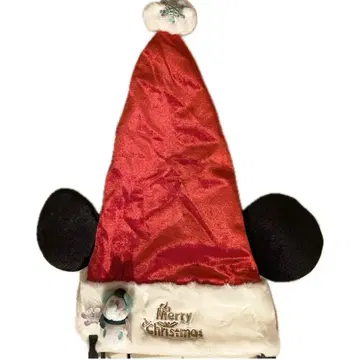 도쿄 디즈니 리조트 공식 크리스마스 미키 산타 모자 눈사람