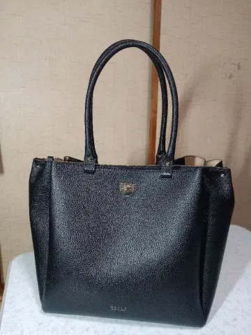 NOVIA 블랙 가죽 토트백 + NOVIA 파우치