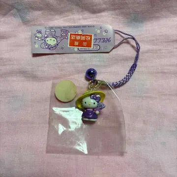 키티 고토치 키티 홋카이도 한정 라벤더 키티 열쇠고리 2002년