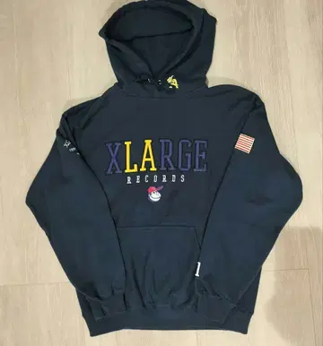 XLARGE RECORDS 후드티 M 사이즈 네이비