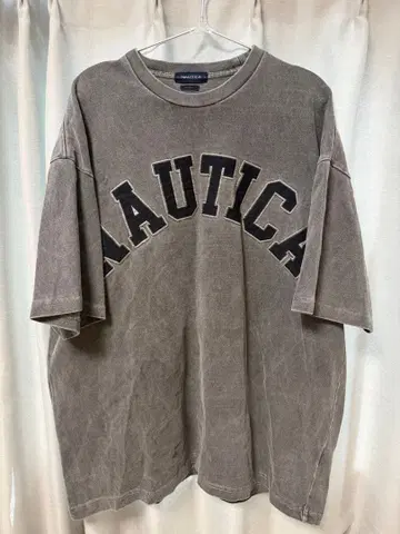 NAUTICA 빅 실루엣 T셔츠 그레이