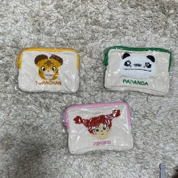 팬더코팬더 사가라 파우치 토라짱 미미코 파판다 3종 세트