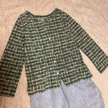 45rpm 얇은 소재 코튼 가디건